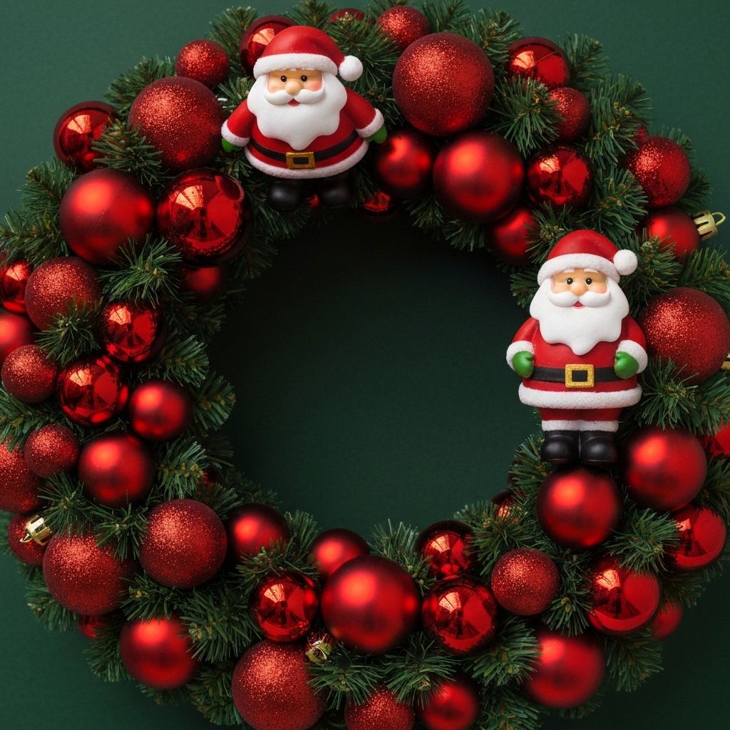 GUIRLANDA DE PAPAI NOEL