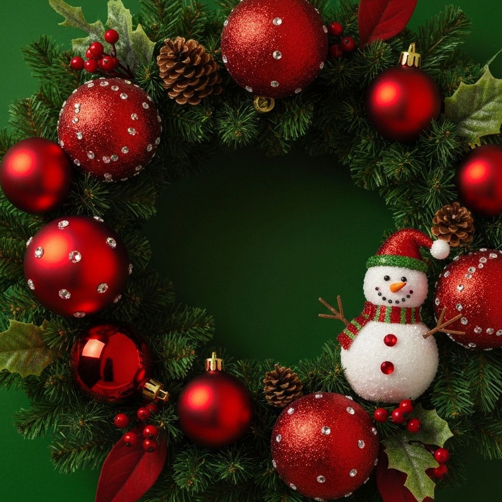 GUIRLANDA BONECO DE NEVE