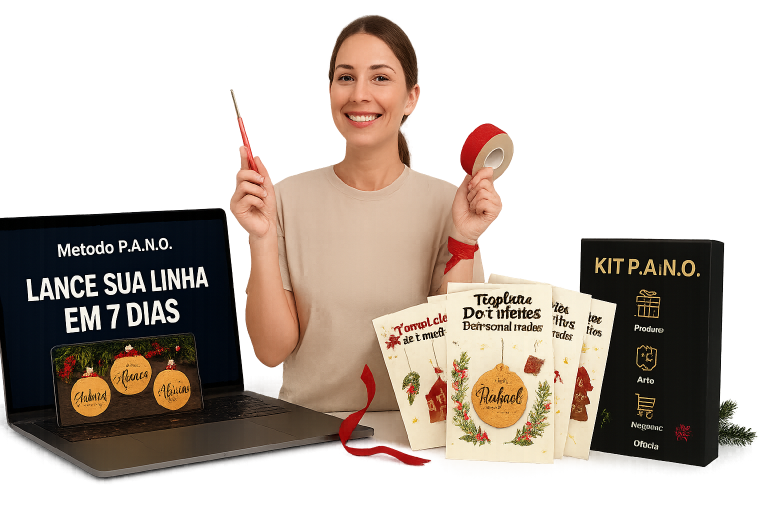 Enfeites de Natal personalizados